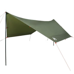 vidaXL Camping Tarp Tarpaulin Shelter Outdoor Sunshade Tent Tarp Waterproof - olive green