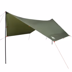 vidaXL Camping Tarp Tarpaulin Shelter Sunshade Tent Tarp Camouflage Waterproof - olive green