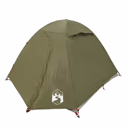 vidaXL Camping Tent 4 Persons Portable Outdoor Hiking Dome Tent Waterproof - olive green, 2-person - Additional view 4