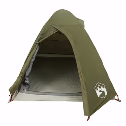 vidaXL Camping Tent 4 Persons Portable Outdoor Hiking Dome Tent Waterproof - olive green, 2-person - Additional view 5