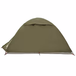 vidaXL Camping Tent 4 Persons Portable Outdoor Hiking Dome Tent Waterproof - olive green, 2-person - Additional view 7