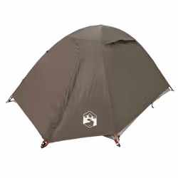 vidaXL Camping Tent 4 Persons Portable Outdoor Hiking Dome Tent Waterproof - brown, 2-person - Additional view 4