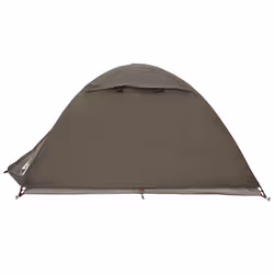 vidaXL Camping Tent 4 Persons Portable Outdoor Hiking Dome Tent Waterproof - brown, 2-person - Additional view 7
