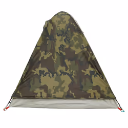 vidaXL Camping Tent 4 Persons Portable Outdoor Hiking Dome Tent Waterproof - camouflage, 2-person - Additional view 8