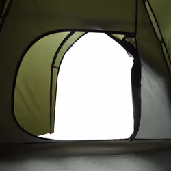 vidaXL Camping Tent 4 Persons Portable Outdoor Hiking Dome Tent Waterproof - olive green, 3-person - Additional view 9
