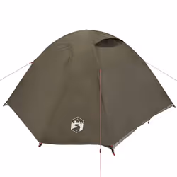 vidaXL Camping Tent 4 Persons Portable Outdoor Hiking Dome Tent Waterproof - brown, 3-person - Additional view 4