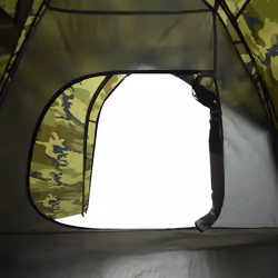 vidaXL Camping Tent 4 Persons Portable Outdoor Hiking Dome Tent Waterproof - camouflage, 3-person - Additional view 9