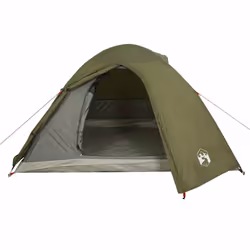vidaXL Camping Tent 4 Persons Portable Outdoor Hiking Dome Tent Waterproof - olive green, 4-person - Additional view 5