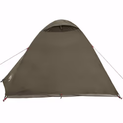 vidaXL Camping Tent 4 Persons Portable Outdoor Hiking Dome Tent Waterproof - brown, 4-person - Additional view 7