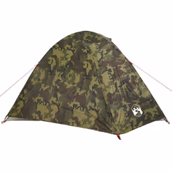 vidaXL Camping Tent 4 Persons Portable Outdoor Hiking Dome Tent Waterproof - camouflage, 4-person - Additional view 6