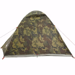 vidaXL Camping Tent 4 Persons Portable Outdoor Hiking Dome Tent Waterproof - camouflage, 4-person - Additional view 7