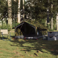vidaXL Camping Tent 2 Persons Outdoor Lightweight Tent Dome Tent Waterproof - camouflage - Additional view 2