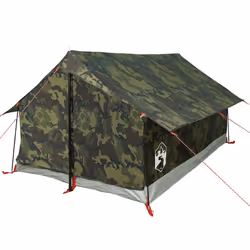 vidaXL Camping Tent 2 Persons Outdoor Lightweight Tent Dome Tent Waterproof - camouflage - Additional view 4