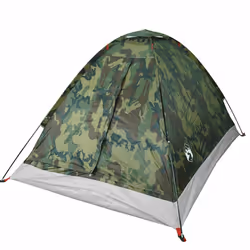 vidaXL Camping Tent Dome 4-Person Camouflage Waterproof tent camping shelter - camouflage, 2-person - Additional view 4