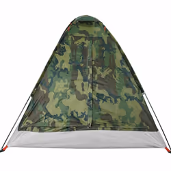 vidaXL Camping Tent Dome 4-Person Camouflage Waterproof tent camping shelter - camouflage, 2-person - Additional view 6