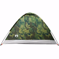 vidaXL Camping Tent Dome 4-Person Camouflage Waterproof tent camping shelter - camouflage, 2-person - Additional view 7