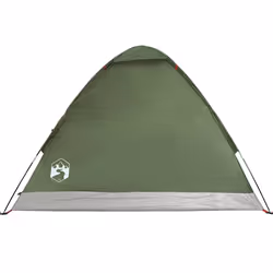 vidaXL Camping Tent Dome 4-Person Camouflage Waterproof tent camping shelter - olive green, 4-person - Additional view 7