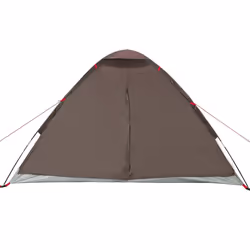 vidaXL Camping Tent Dome 4-Person Camouflage Waterproof tent camping shelter - brown, 4-person - Additional view 6