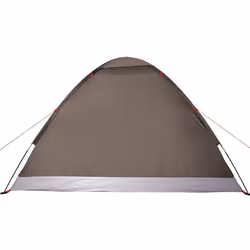 vidaXL Camping Tent Dome 4-Person Camouflage Waterproof tent camping shelter - brown, 4-person - Additional view 8