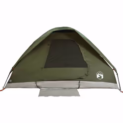 vidaXL Family Tent Dome 6-Person Outdoor Lightweight Camping Tent Waterproof - olive green, 4-person - Additional view 6