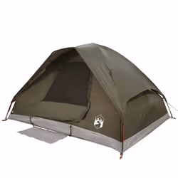 vidaXL Family Tent Dome 6-Person Outdoor Lightweight Camping Tent Waterproof - brown, 4-person - Additional view 4
