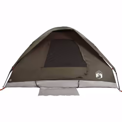 vidaXL Family Tent Dome 6-Person Outdoor Lightweight Camping Tent Waterproof - brown, 4-person - Additional view 6