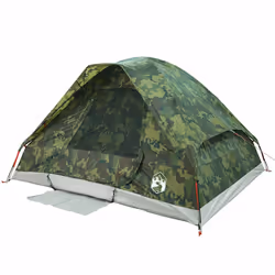 vidaXL Family Tent Dome 6-Person Outdoor Lightweight Camping Tent Waterproof - camouflage, 4-person - Additional view 4