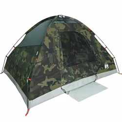 vidaXL Family Tent Dome 6-Person Outdoor Lightweight Camping Tent Waterproof - camouflage, 4-person - Additional view 7