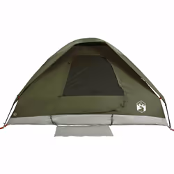vidaXL Family Tent Dome 6-Person Outdoor Lightweight Camping Tent Waterproof - olive green, 6-person - Additional view 6