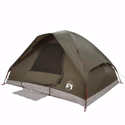 vidaXL Family Tent Dome 6-Person Outdoor Lightweight Camping Tent Waterproof - brown, 6-person - Additional view 4