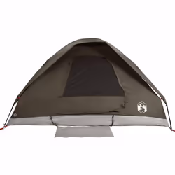 vidaXL Family Tent Dome 6-Person Outdoor Lightweight Camping Tent Waterproof - brown, 6-person - Additional view 6