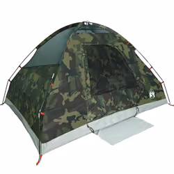vidaXL Family Tent Dome 6-Person Outdoor Lightweight Camping Tent Waterproof - camouflage, 6-person - Additional view 7