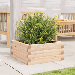 vidaXL Garden Planter Outdoor Flower Pot Patio Planter Pot Solid Wood Pine - Additional view 2