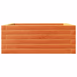 vidaXL Garden Planter Outdoor Flower Pot Planter Pot Wax Brown Solid Wood Pine - Additional view 5