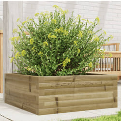 vidaXL Garden Planter Outdoor Flower Pot Planter Pot Impregnated Wood Pine