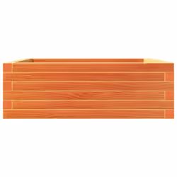 vidaXL Garden Planter Outdoor Flower Pot Planter Pot Wax Brown Solid Wood Pine - Additional view 4