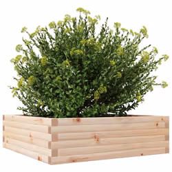 vidaXL Garden Planter 80x80x23 cm Solid Wood Pine