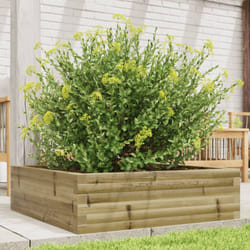 vidaXL Garden Planter 80x80x23 cm Impregnated Wood Pine