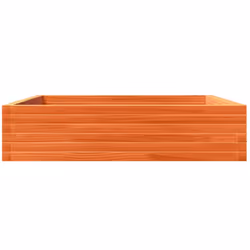 vidaXL Garden Planter Wax Brown 100x100x23 cm Solid Wood Pine - Additional view 4