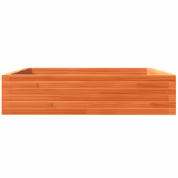 vidaXL Garden Planter Wax Brown 100x100x23 cm Solid Wood Pine - Additional view 5
