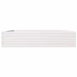vidaXL Garden Planter Outdoor Flower Pot Planter Pot White Solid Wood Pine - Additional view 4
