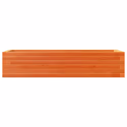 vidaXL Garden Planter Wax Brown 110x40x23 cm Solid Wood Pine - Additional view 4