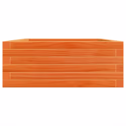 vidaXL Garden Planter Outdoor Flower Pot Planter Pot Wax Brown Solid Wood Pine - wax brown, 90 x 60 x 23 cm - Additional view 5