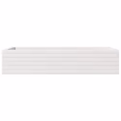 vidaXL Garden Planter White 110x60x23 cm Solid Wood Pine - Additional view 4