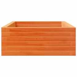 vidaXL Garden Planter Wax Brown 110x60x23 cm Solid Wood Pine - Additional view 5