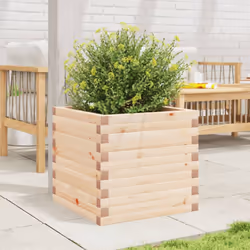vidaXL Garden Planter Outdoor Flower Pot Patio Planter Pot Solid Wood Pine - Additional view 2