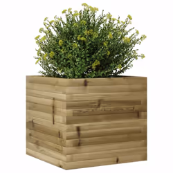 vidaXL Garden Planter Outdoor Flower Pot Planter Pot Impregnated Wood Pine - Additional view 3