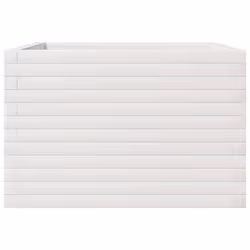 vidaXL Garden Planter White 70x70x45.5 cm Solid Wood Pine - Additional view 5