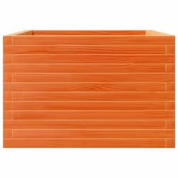 vidaXL Garden Planter Wax Brown 70x70x45.5 cm Solid Wood Pine - Additional view 4