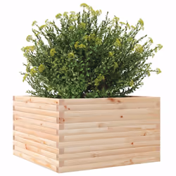 vidaXL Garden Planter 80x80x45.5 cm Solid Wood Pine